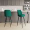 Emma and Oliver 2 Pack Metal Barstool with Swivel Bucket Seat